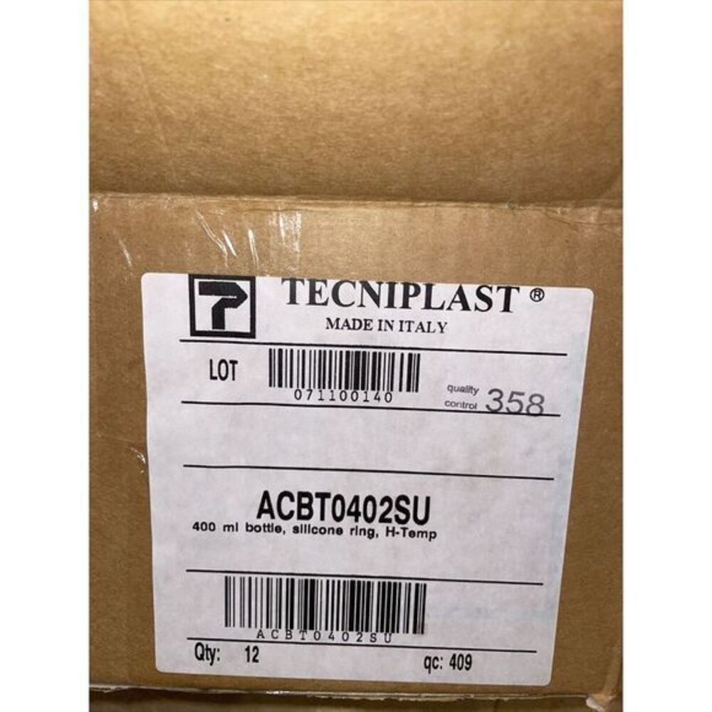 Tecniplast 400ml Water Bottle  Silicone Ring  Acbt0402‎ Qty. 9